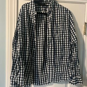 Plaid button down